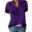 Elegant women's shirt printing large size casual shirt fashion V-neck short-sleeved shirt blouse 15