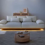 Apartment Relaxing Living Room Sofas Mid Century Designer Replica Lazy Sofas Minimalist White Designer Muebles Unique Furniture 5
