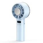 Ice compress high-speed cooling fan handheld fans USB Rechargeable portable mini fan LED Digital Display, Travel,Camping,Outdoor 6