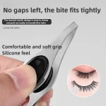 1pcs Hot Sales Portable Stainless Steel Button Cell Smart Design Eyebrow Hair Remove Tweezer with LED Light Makeup Tool 2