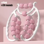 1pcs Trigger Point Massage Foam Roller Stick for Arms, Tennis Elbow Muscle Roller,Hard Spiky Massage Ball and 20 Wheel Cellulite 6