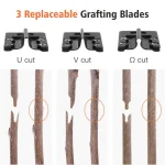 Grafting Pruner Scissor Garden Tool Professional Branch Cutter Secateur Pruning Plant Fruit Tree Scissor Chopper Vaccination Cut 4
