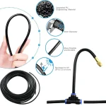 5-20M Universal Automatic Irrigation Sprinkler Kit Rotating Copper Nozzle Garden Balcony Atomization Sprinkler Watering Kits 5