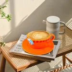 Cartoon Coffee Cup and Saucer Creative Hat Shaped Water Cups Cosplay Anime Chopper Ace Sabo Ceramic Mug Dessert Plate Gifts 3