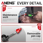 VD807 One-word Induction Portable 50/60Hz Smart Electric Pen Tester NCV Sensor AC 12-300V Non-contact Wire Detector Tools 6