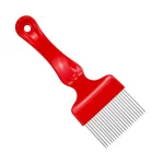 1 Pc Beekeeping Shovel Honey Spatula Anti-slip Handle 21 Needle-shaped Cut Honey Knife Spur Tooth Beehive Tools 6