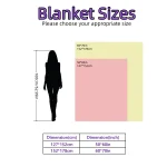 [Cozy|Faux Rabbit] Soft, Warm, 1pc Cozy Faux Rabbit Fleece Blanket | Throw for Bedroom, Guest Room, Living Room, Student Dormito 2