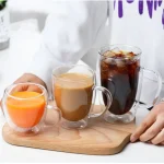 5 Sizes Double Wall Insulated Glass Cup Clear Espresso Coffee Mugs Handmade Beer Mug Tea Milk glass Whiskey Glass Cups Drinkware 5