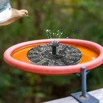 Solar Fountain Pump Floating Solar Panel Bird Baths Water Fountain with 4 Nozzles For Garden Outdoor Water Pool Pond Decor 5
