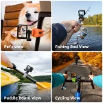 TELESIN Action Camera Adjustable Silicone Mount Mini Flexible Bracket For Gopro Insta360 DJI Action Camera Accessories 5