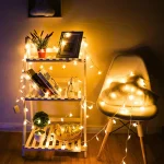 LED Star Fairy Lights Outdoor Chain Lights Garland Bulb String Lights Party Home Wedding Terrace Garden Christmas Decoration 2