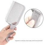 Fading Comb Professional Barber Clipper Blending Flat Top Hair Cutting Comb For Men Heat Resistant Fade Brush Salon Styling Tool 5