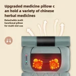 Electric Full Body Massage Mattress With Heating Hand Control Shoulder Neck Waist Airbag Back Kneading vibration Massage Cushion 3