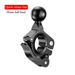 1 inch Ball Head Adapter Mount Base Motorcycle Handlebar Rearview Mirror Bracket for DJI GoPro Insta360 Action Camera Accessory 5