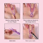 5/10pcs Nail Clip Shaping Clip Paint Spill-proof Mixed Color Nail Painting Protection Clip To Prevent Paint Leakage Nail Tools 3