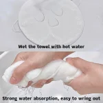 Reusable Hot and Cold Compress Face Towel Masks - Moisturizing Facial Steamer for Hot and Cold Skin Care, Soft, Gentle 2