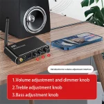 Digital to Analog Audio DAC Converter Adapter Digital SPDIF Optical Coaxial to 3.5mm 3.5 AUX Jack RCA L/R Bluetooth 5.0 Receiver 5