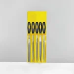 3*140/4*160mm 5pcs Alloy Steel File Set Precision Round Half-Round Flat Square Triangular Hand Files for Woodworking