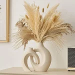 European Ceramic Vase Set Creative White Simple Home Decoration Living Room Entryway TV Cabinet Decoration 3