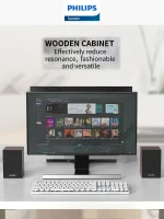 Philips SPA20 Speaker Bluetooth with 360 degree Surround Sound Bluetooth Wireless Stereo for Computer Macbook Laptop 4