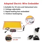 Beekeeping Electric Embedder Heating Device Digital Display Temperature Adjustable Beehive Frame Installer Equipment 100-240V 5