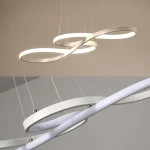 Modern Kitchen Island Pendant Lights Bar Table Dining Room Decor Hanging Lights Remote Dimming Kitchen Led Cord Pendant Lamp 6