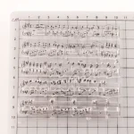 Musical Symbol Clear Silicone Stamp Scrapbooking Stamps for DIY Scrapbook Photo Albums Paper Notebook Card Making Arts Crafts 5