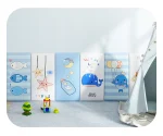 Tatami Headboard Soft Bag Anti-collision Backrest Self-adhesive Wall Sticker Wall Mat Waterproof Moisture-proof Bed Wallpaper 4
