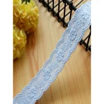 Embroidery Flower Hollow Cotton Cloth Lace Trim, Fabric Clothes Cuffs, Skirt Hem Accessories, 5Yard, 2.7cm Wide 2