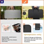 LMETJMA 20Pcs BBQ Grill Tools Set Stainless Steel Heavy Duty Grilling Accessories Kit Grill Utensils Set with Canvas Bag JT49 5