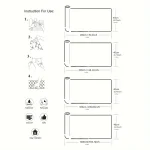 40cm Oil Proof Stickers Wallpapers Room Decoration High Temperature Resistance For Kitchen Self-adhesive Waterproof Home Posters 4
