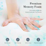 JHK 2 Inch Gel Memory Foam Mattress Topper Full Size Cooling Mattress Soft and Breathable Bed Topper School Bedroom Furniture 5