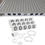 Energy-efficient Fan Heater Radiator Fan For Home Heating Automatic Thermostat Easy Installation Flame Retardant 5