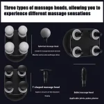 Portable Fascia Gun Muscle Massager Gun Four-head High Frequency Neck Shoulder Waist Massage Machine Professional Fascia Massage 2