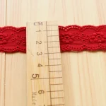 Embroidery Flower Hollow Cotton Cloth Lace Trim, Fabric Clothes Cuffs, Skirt Hem Accessories, 5Yard, 2.7cm Wide 6