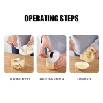 Electric Garlic Masher Portable Kitchen Food Cutter Meat Grinder Mini Garlic Chilli Vegetable Chopper USB Rechargeable Masher 6