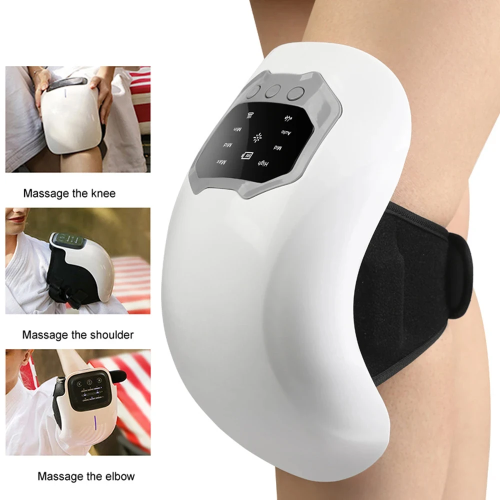 3-in-1 Wireless Knee Massager, Smart Air Pressure & Vibration 3D Kneading for Shoulder Elbow , Portable Design 3-in-1 Wireless Knee Massager, Smart Air Pressure & Vibration 3D Kneading for Shoulder Elbow , Portable Design