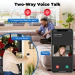 Tuya WiFi Video Doorbell Wireless HD Camera IR Alarm Security Smart Home Door Bell WiFi Intercom for Home 3