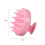 Silicone Shampoo Brush Head Scalp Massage Comb Hair Root Itching Clean The Scalp Thoroughly Body Massage Brush Bath Brush 5