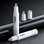 1pcProfessional Nose Hair Trimmer - Compact & Portable,USB Rechargeable Gentle on SkinWaterproof Blades for Easy Cleaning 5
