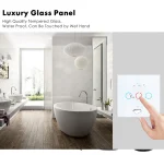 Tuya Smart Life Light Switch WiFi Touch Sensor Smart Switch App Remote Control No Neutral Wire 110V 220V For Alexa Google Home 4