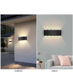 Up and Down LED Wall Lamp Waterproof Interior Wall Light For Bedroom Living Room Corridor Indoor Outdoor Lighting 5