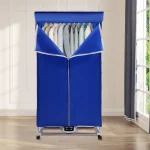 Remote Control Clothes Dryer Portable Travel Mini Dryer Machine Electric Dryer with Timer Function for Apartments 1200-1500W 3