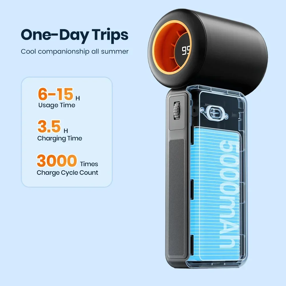 Handheld USB Turbo Fan Super Strong Airflow Infinite Speed Adjustment Long-Lasting Battery Rechargeable Multipurpose Pocket Fan Handheld USB Turbo Fan Super Strong Airflow Infinite Speed Adjustment Long-Lasting Battery Rechargeable Multipurpose Pocket Fan