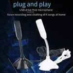 Professional High Quality Adjustable USB Microphone For Laptop And Computer Studio Singing Gaming Streaming Mikrofon Stand Mic 3