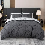 3pcs Zhusheng Kongye Pattern Print Duvet Cover Set, Soft Skin-Friendly Bedding Set Includes 1 Duvet Cover And 2 Pillowcases