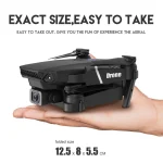 2024 E88Pro RC Drone 4K Professinal With 1080P Wide Angle HD Camera Foldable Helicopter WIFI FPV Height Hold Gift Toy 4