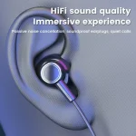 Wireless Earphones 5.3 Neckband Headphones Gaming LED Display Stereo Sports Headset Halter Waterproof Magnetic Earbuds 6