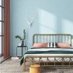 50cm solid linen foam 3D self-adhesive thickened wall sticker PVC waterproof background wall renovation wallpaper 5