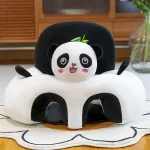Baby Sofa Support Seat Cover Plush Chair Learn To Sit Comfortable Cartoon Toddler Nest Puff Wash No Stuffing Cradle 4